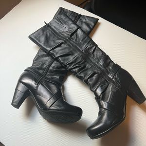 Hush puppies winter boots leather